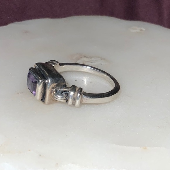 Silpada Sterling Silver Amethyst Ring - Picture 2 of 5